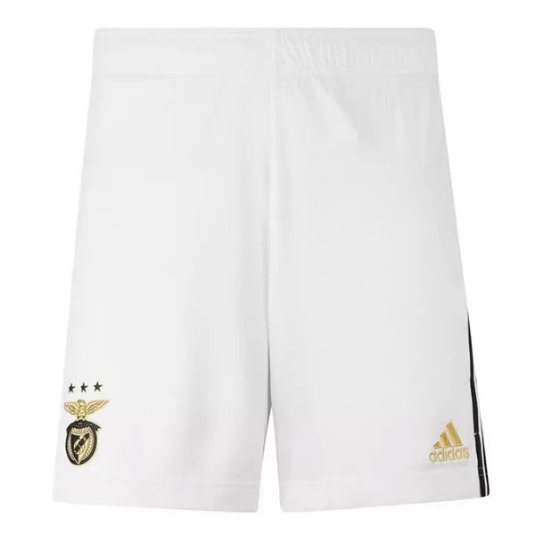 Pantalones Benfica Replica Primera Ropa 2020/21 Blanco